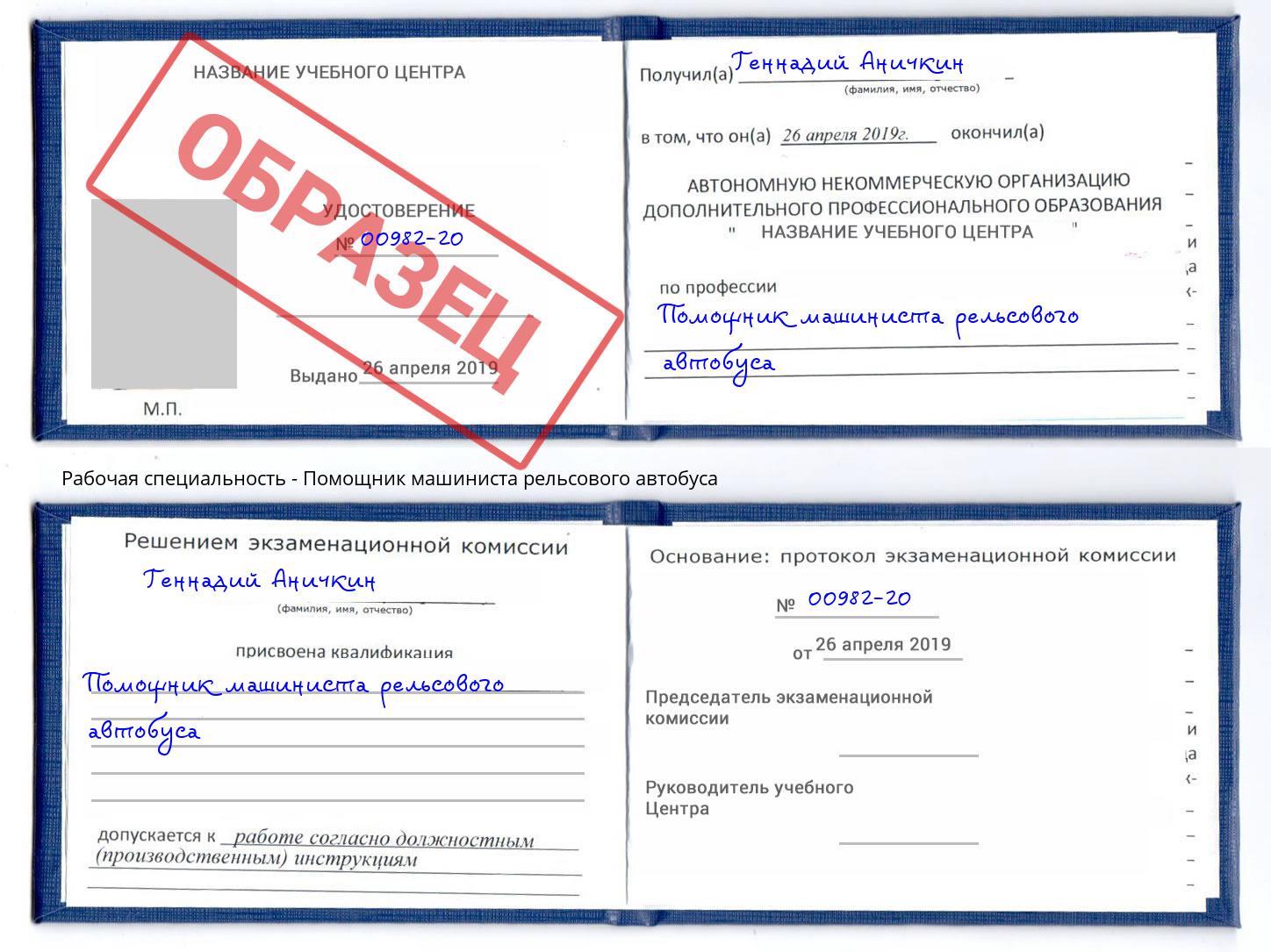 Помощник машиниста рельсового автобуса Владивосток