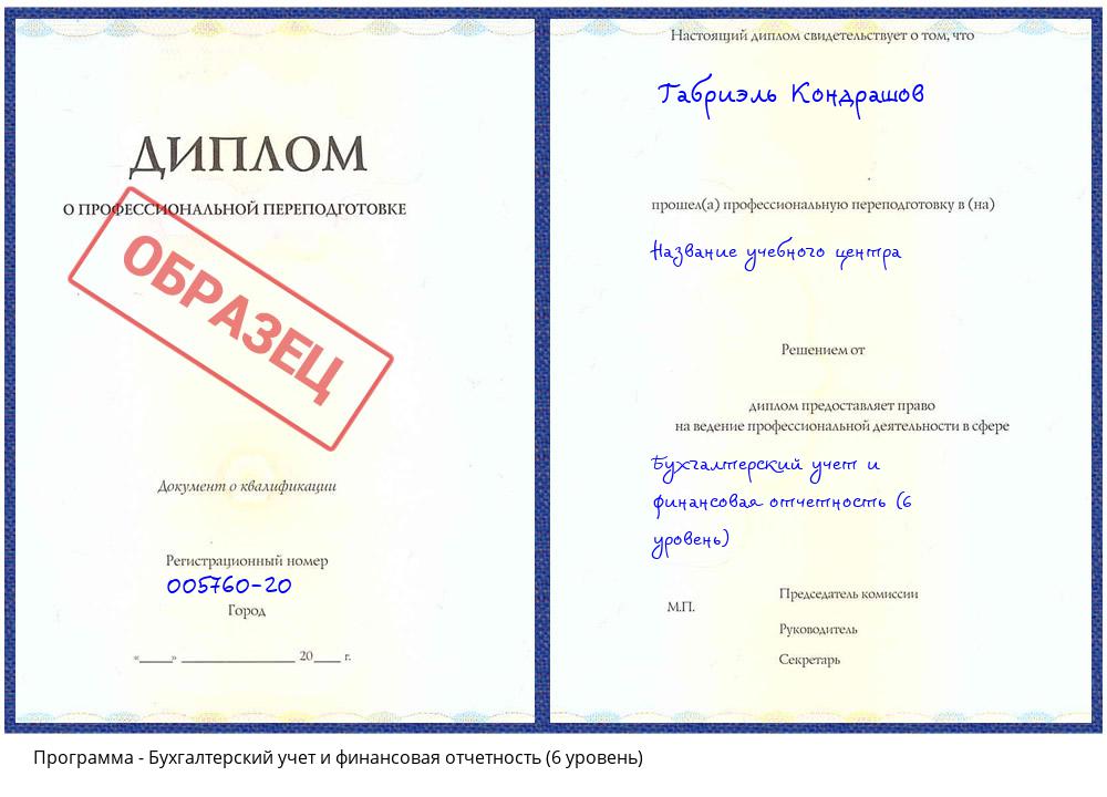 Бухгалтерский учет и финансовая отчетность (6 уровень) Владивосток